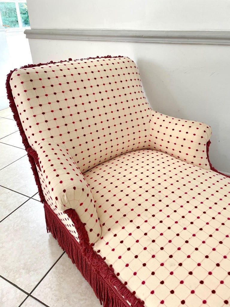 Méridienne - Chaise Longue - Banquette Napoléon III - France XIXème-photo-4