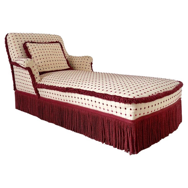 Méridienne - Chaise Longue - Banquette Napoléon III - France XIXème