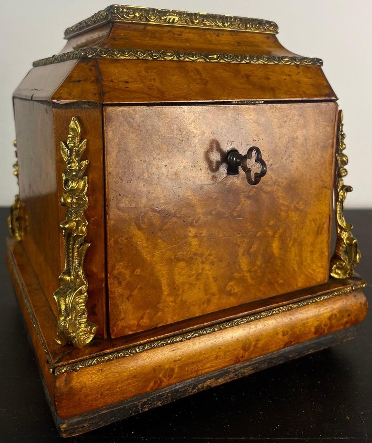 Coffrets à Bijoux  - Coffret en Bois avec Clé, époque Restauration 19ème, France-photo-4