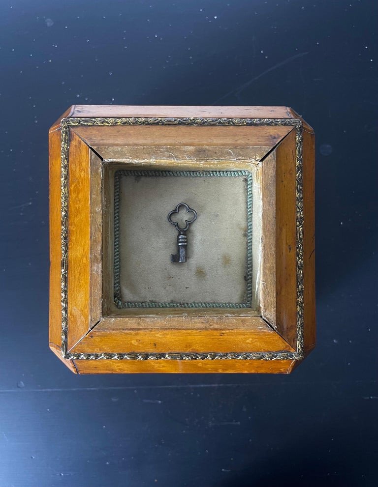 Coffrets à Bijoux  - Coffret en Bois avec Clé, époque Restauration 19ème, France-photo-7