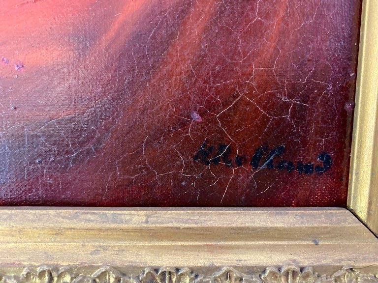 Portrait De Femme - Tableau - Huile Sur Panneau - Début XXème Siècle - Signé Rolland - Encadré -photo-2