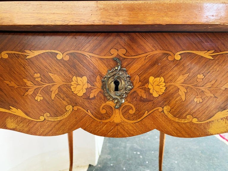 Table à Jeux Epoque Napoléon III - Style Louis XV - 19ème Siècle - France-photo-3