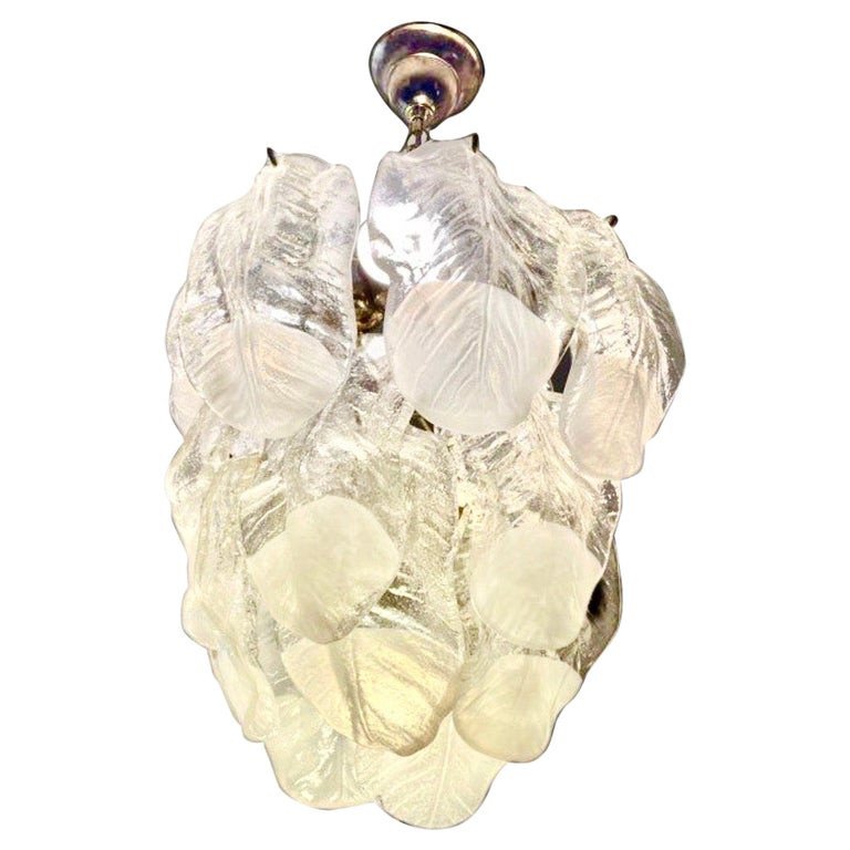 Murano Glass Chandelier - Mazzega - Italy, Venice - 1970
