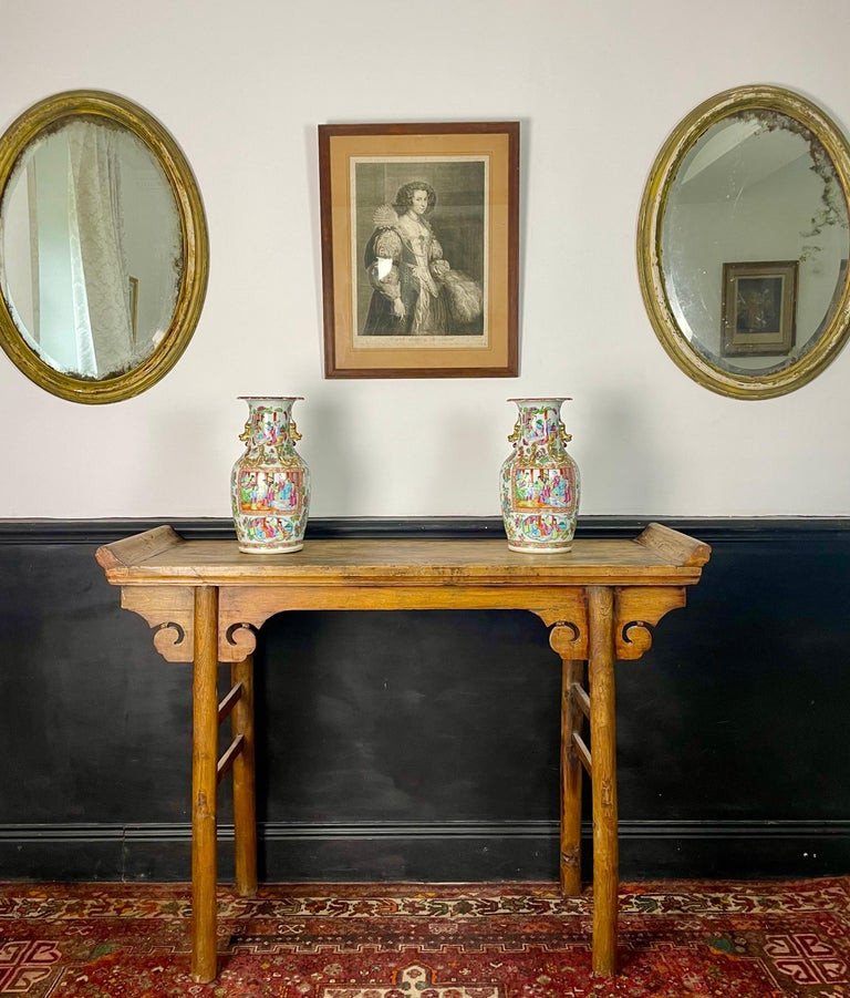 Chinese Pingtouan Console Table, Qing Dynasty, 19th Century, China-photo-2