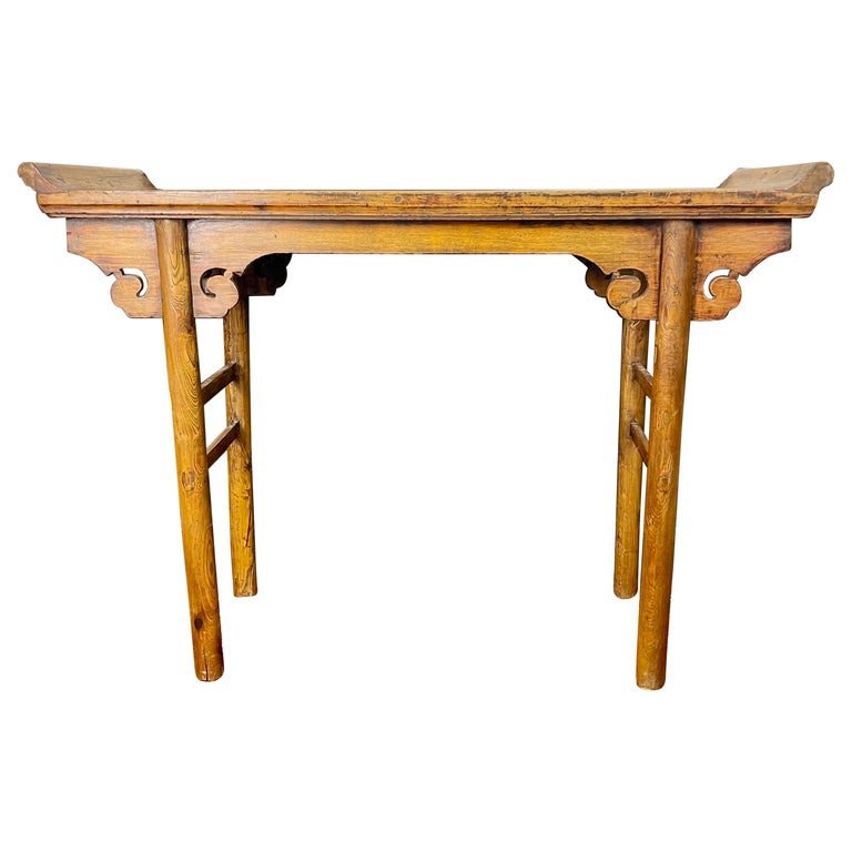 Table Console Chinoise Pingtouan, Dynastie Qing, 19ème Siècle, Chine