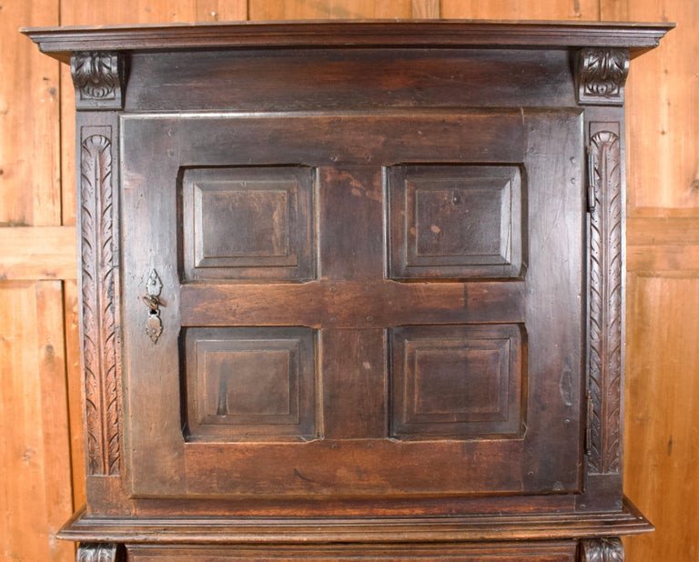 Cabinet, Small Cabinet From The Louis XIII Period - 17th Century-photo-4