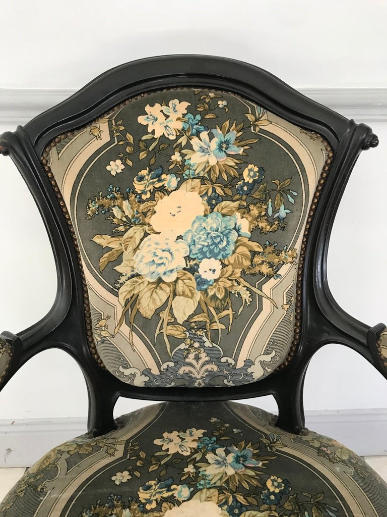 Salon De Style Louis XV Avec Canapé Et Paire De Fauteuils - 19ème Siècle-photo-3