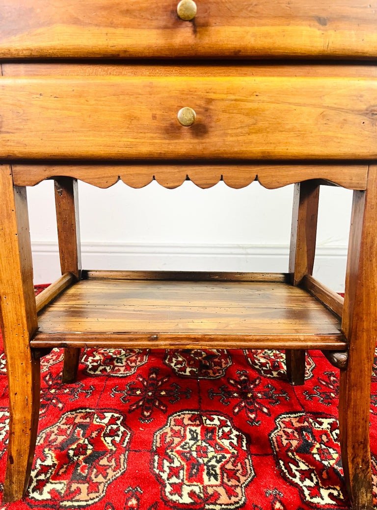 Chiffonnier /  Table De Chevet De Style Transition Louis XV / Louis XVI - France -photo-2