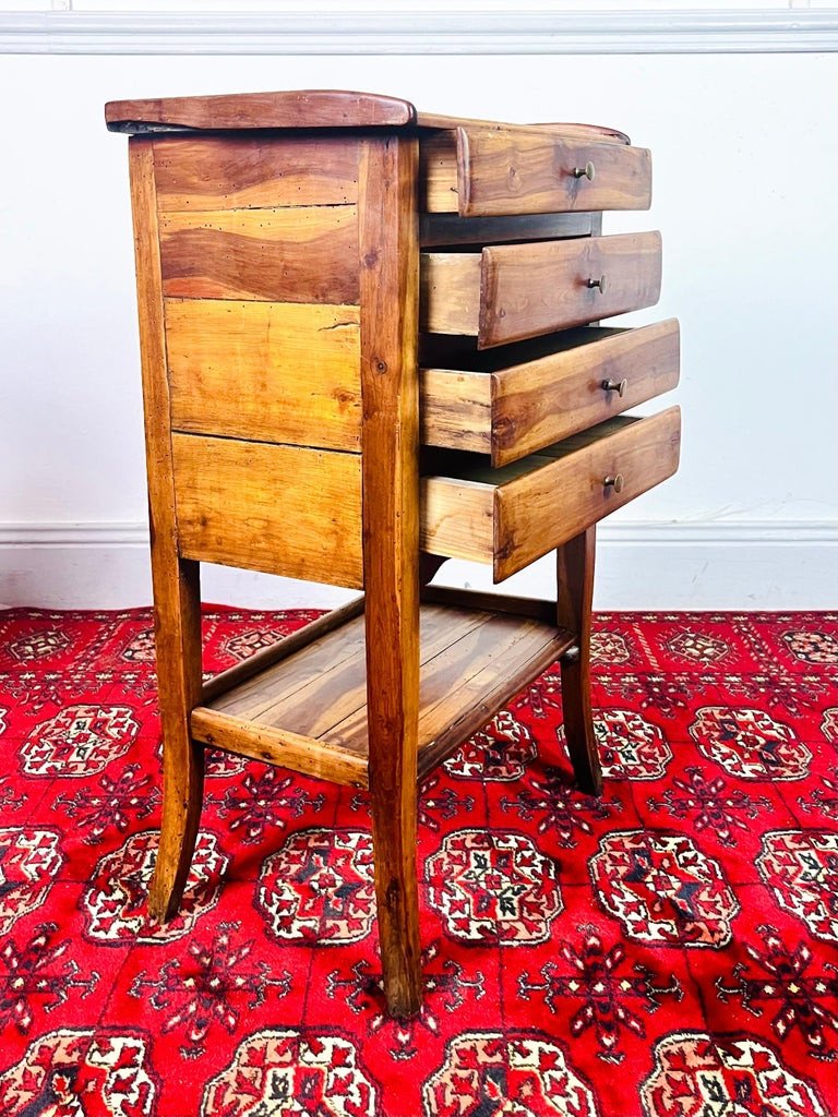 Chiffonnier /  Table De Chevet De Style Transition Louis XV / Louis XVI - France -photo-8
