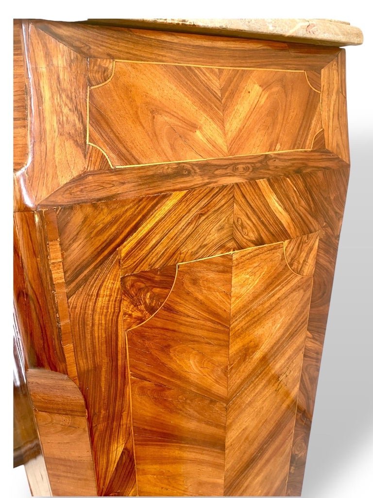 Louis XV Period Marquetry Secretary From The Mid-18th Century-photo-2
