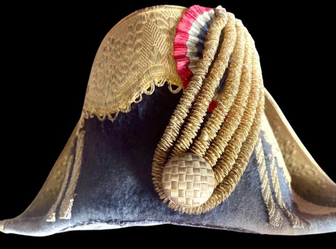Bicorne des "Cent-Suisses" - Epoque Restauration LouisPhilippe 19eme - France-photo-4