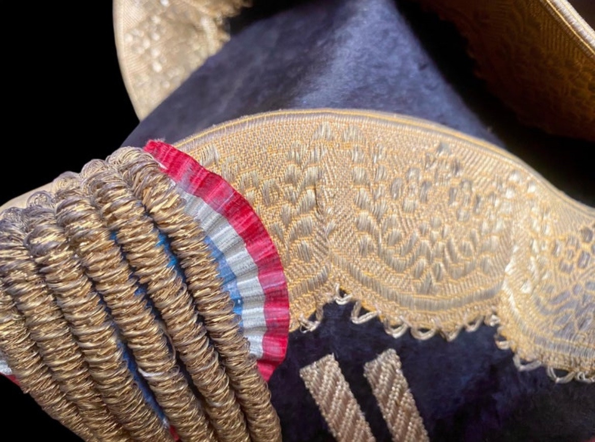 Bicorne des "Cent-Suisses" - Epoque Restauration LouisPhilippe 19eme - France-photo-6