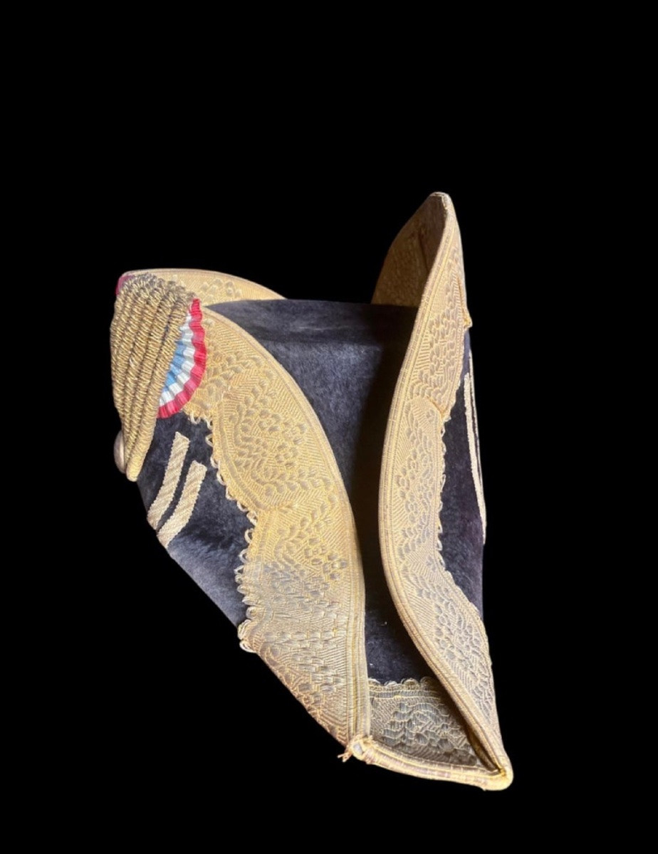 Bicorne des "Cent-Suisses" - Epoque Restauration LouisPhilippe 19eme - France-photo-7