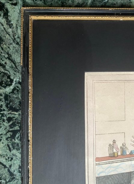 James Gillray – Taking physick – Eau-forte coloriée à la main – 1800-photo-4