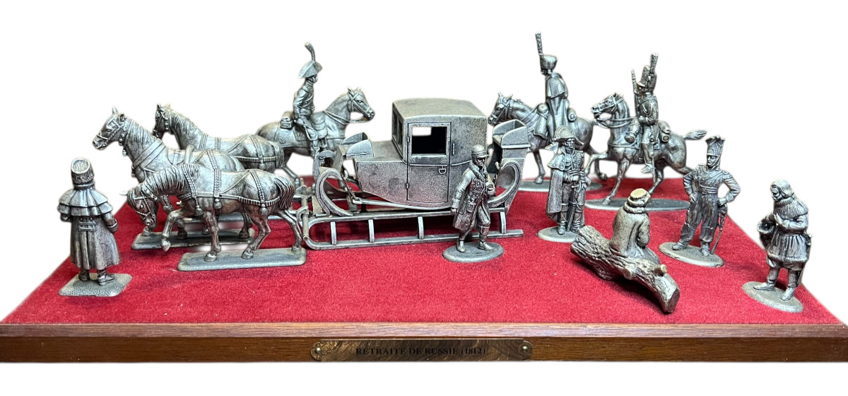 Napoleon's Soldiers Retreating From Russia