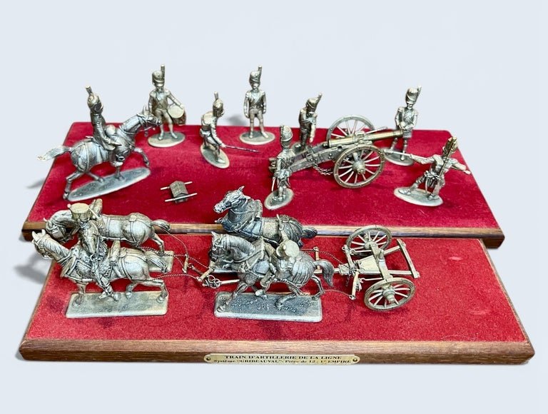 Collection de Soldats de plomb MHSP - miniature historique - Le canon Gribeauval - 2 scènes-photo-3