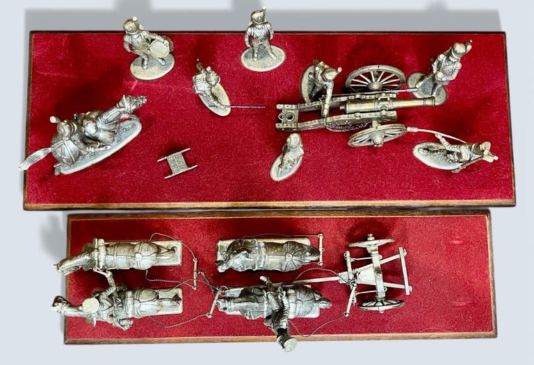 Collection de Soldats de plomb MHSP - miniature historique - Le canon Gribeauval - 2 scènes-photo-4