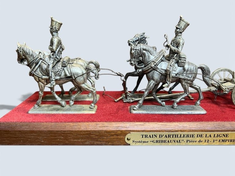 Collection de Soldats de plomb MHSP - miniature historique - Le canon Gribeauval - 2 scènes-photo-4