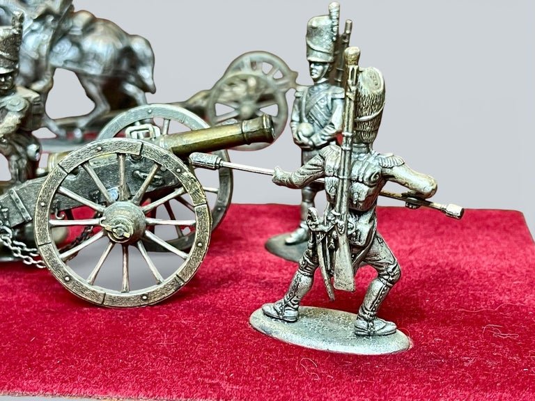 Collection de Soldats de plomb MHSP - miniature historique - Le canon Gribeauval - 2 scènes-photo-5