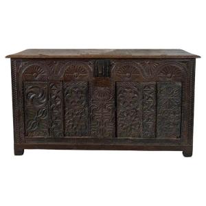 Large Richly Carved Sideboard / Sideboard - Renaissance - Early 17th Century - France