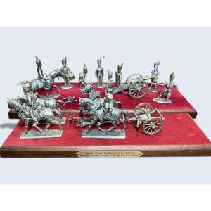 Collection de Soldats de plomb MHSP - miniature historique - Le canon Gribeauval - 2 scènes