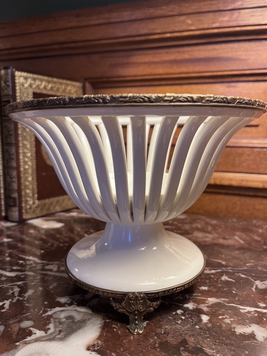 Coupe En Porcelaine Ou Vide Poche - XXème siècle -photo-3