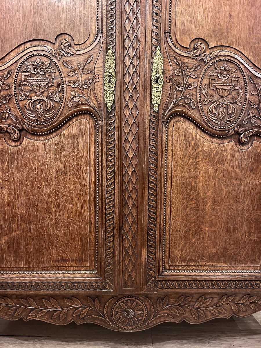 Louis XV Wedding Cabinet - 19th Century -photo-4