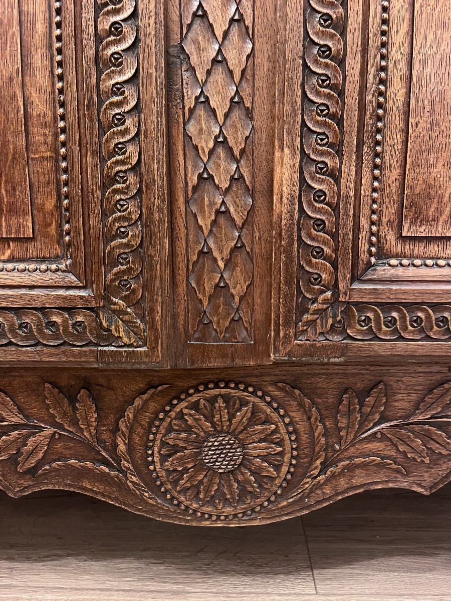 Louis XV Wedding Cabinet - 19th Century -photo-4