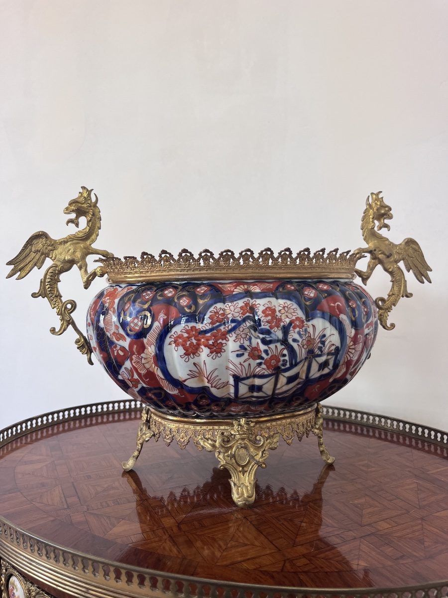 Coupe En Porcelaine Imari - XIXème -photo-2