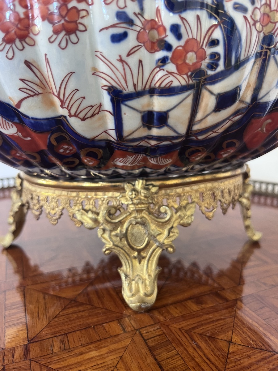 Coupe En Porcelaine Imari - XIXème -photo-4