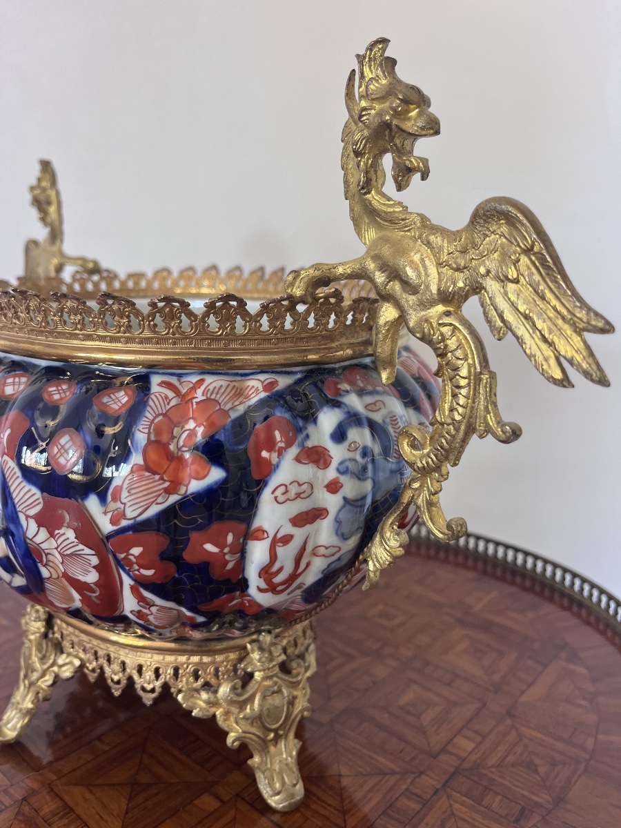Coupe En Porcelaine Imari - XIXème -photo-1