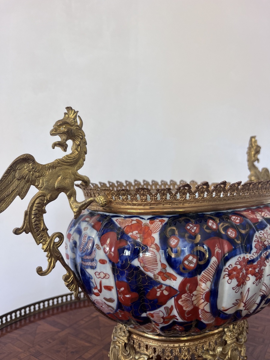 Coupe En Porcelaine Imari - XIXème -photo-2
