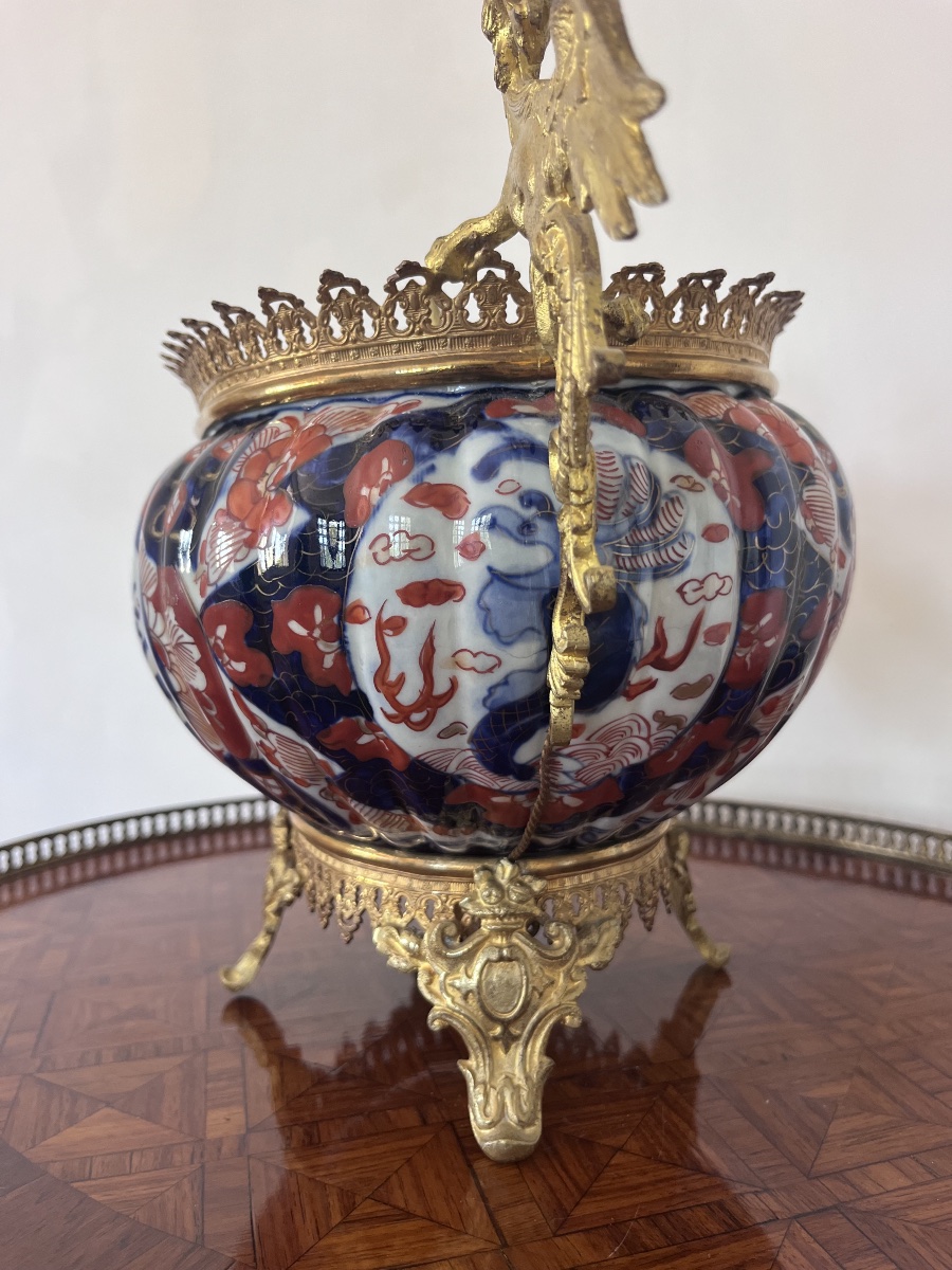 Coupe En Porcelaine Imari - XIXème -photo-3