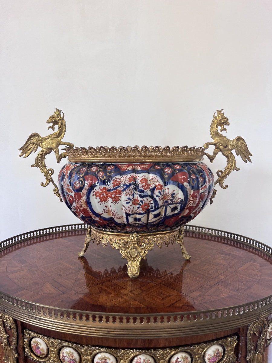 Coupe En Porcelaine Imari - XIXème 