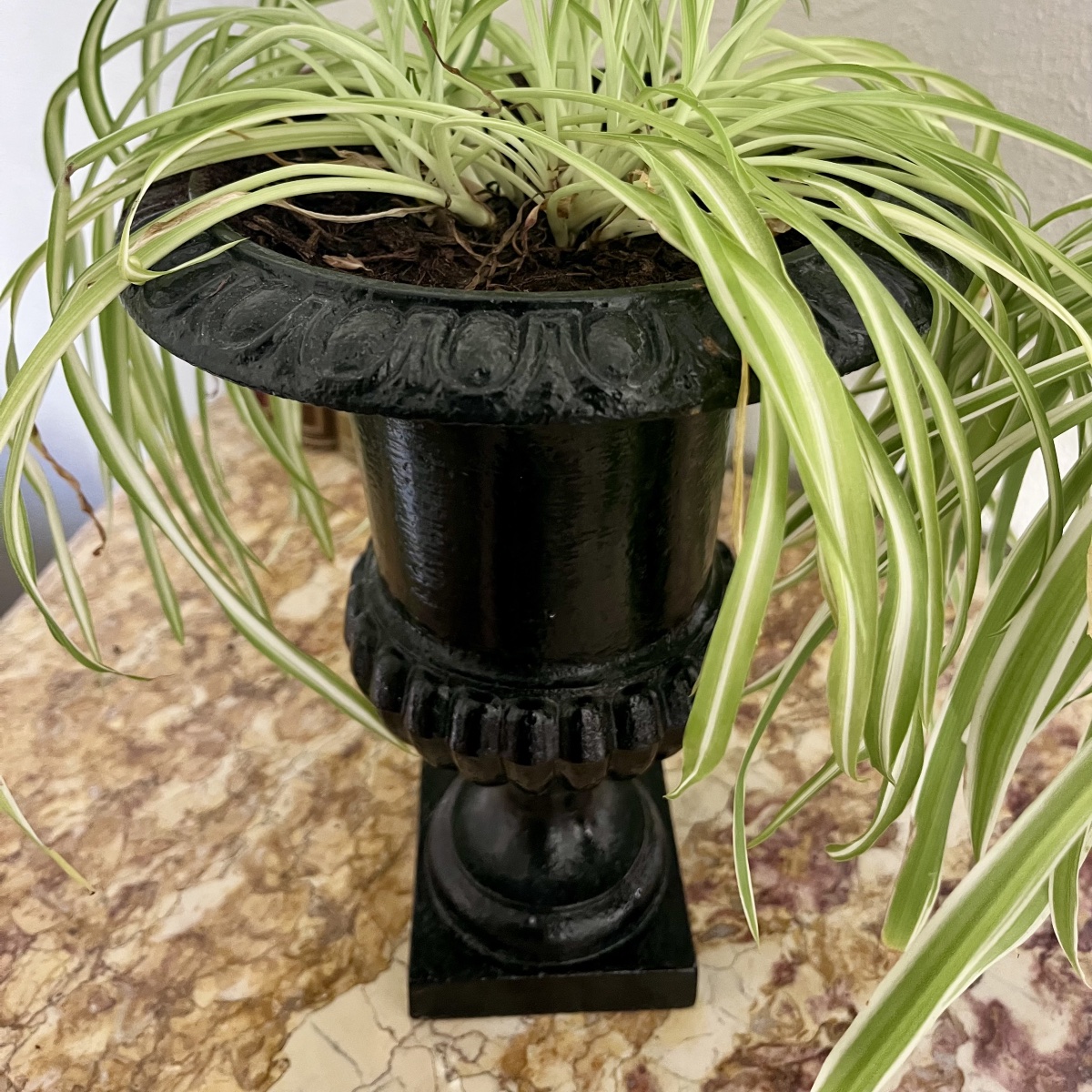 Pair Of Medici Cast-iron Vases - 20th Century -photo-4