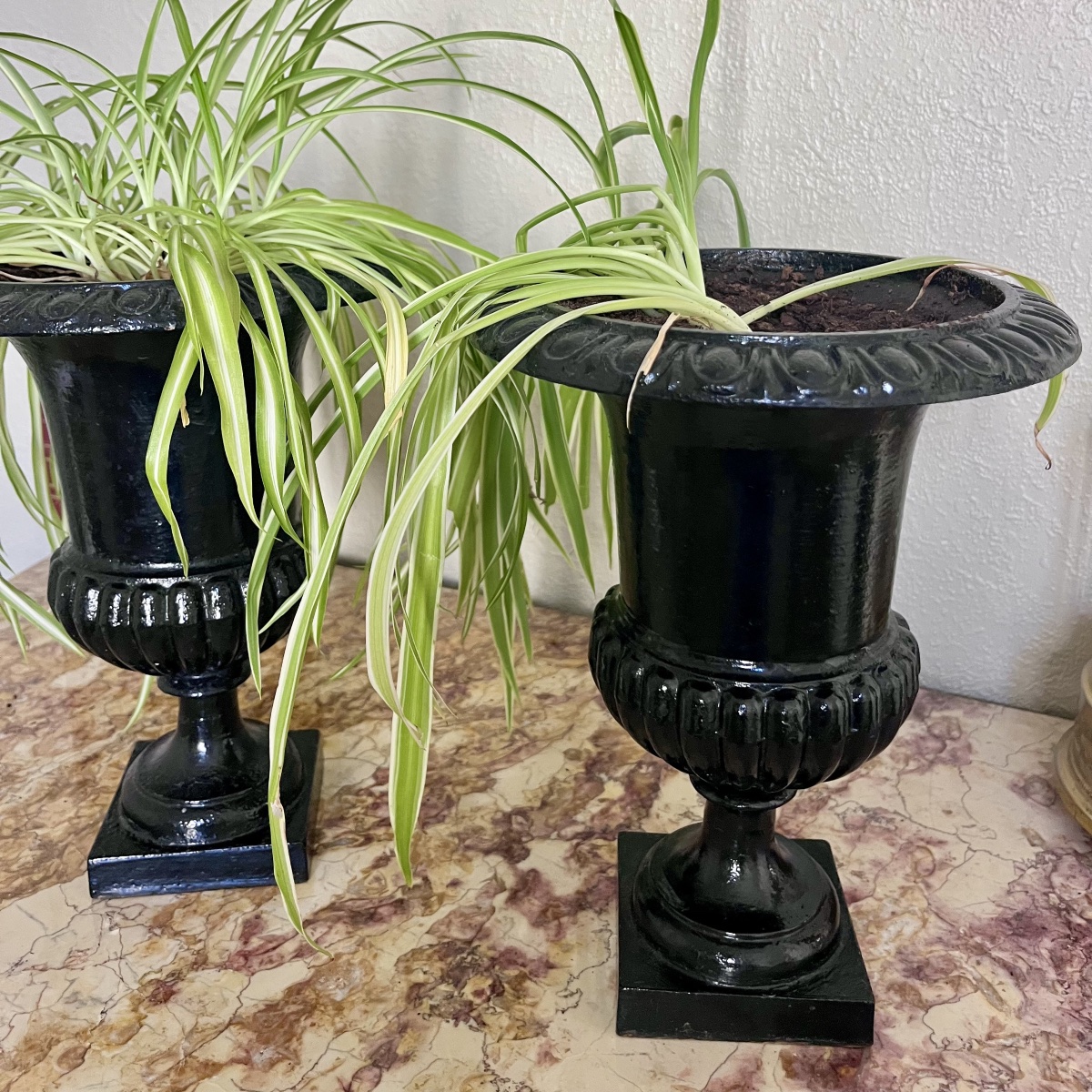 Pair Of Medici Cast-iron Vases - 20th Century -photo-2