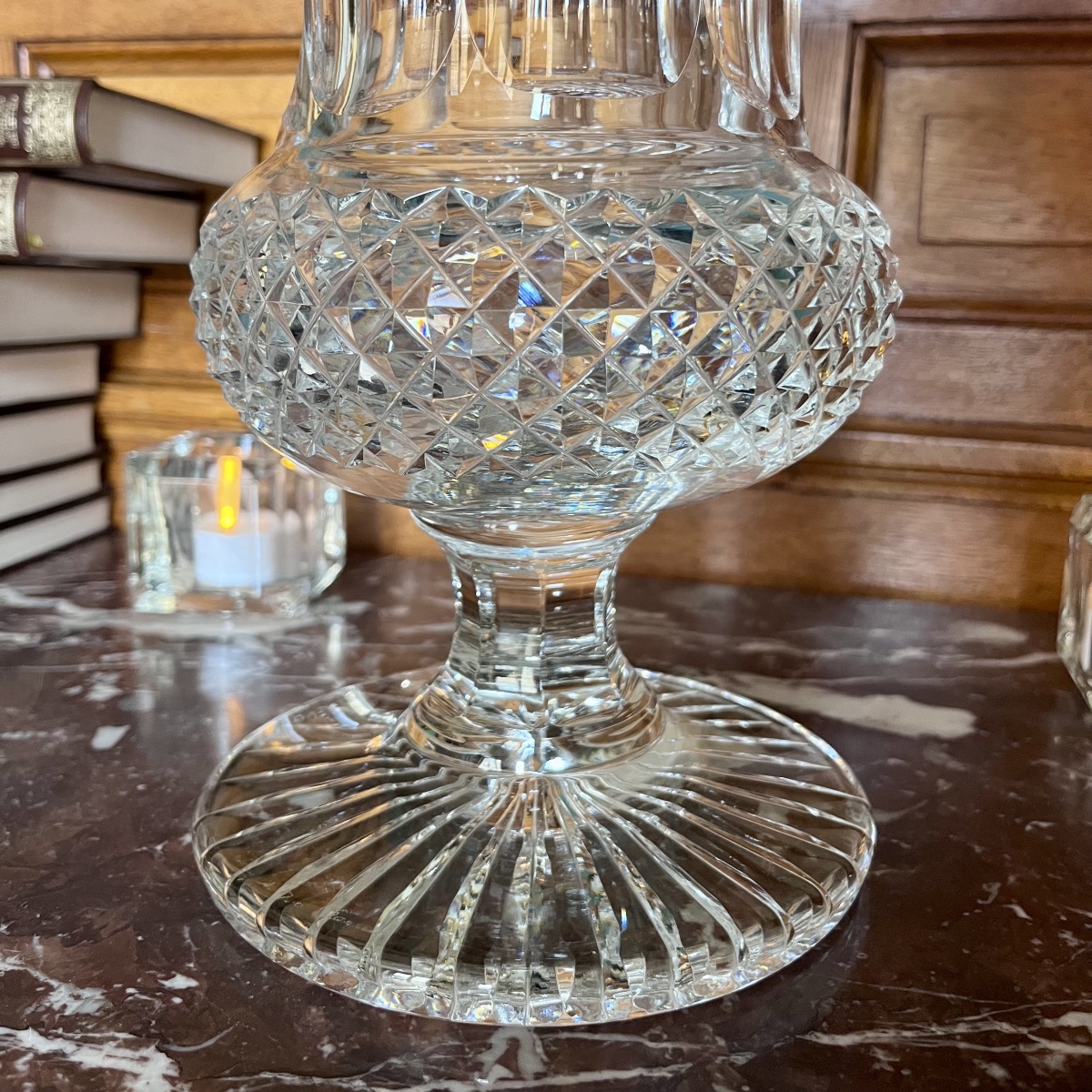 Vase Médicis En Cristal Taillé  -photo-1