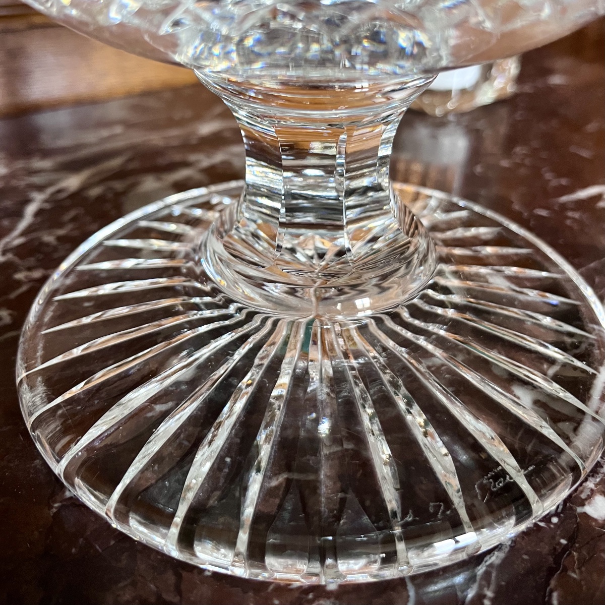 Vase Médicis En Cristal Taillé  -photo-2
