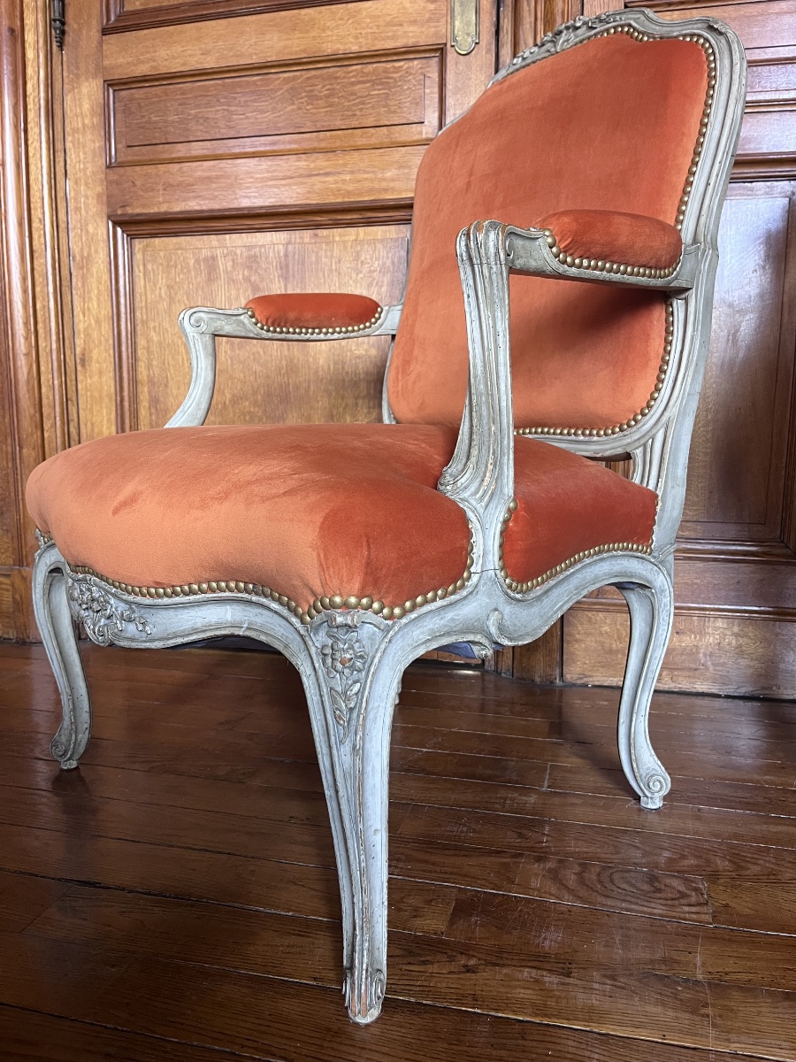 Fauteuil Époque Louis XV - XVIIIème siècle -photo-1