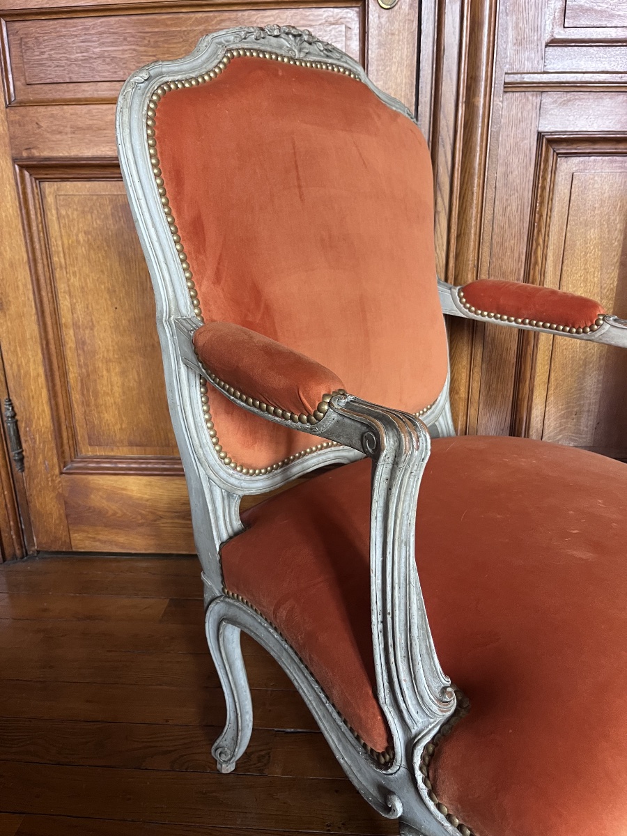 Fauteuil Époque Louis XV - XVIIIème siècle -photo-5