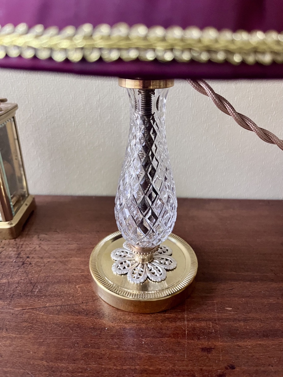 Pair Of Albret Crystal Lamps—20th Century -photo-1