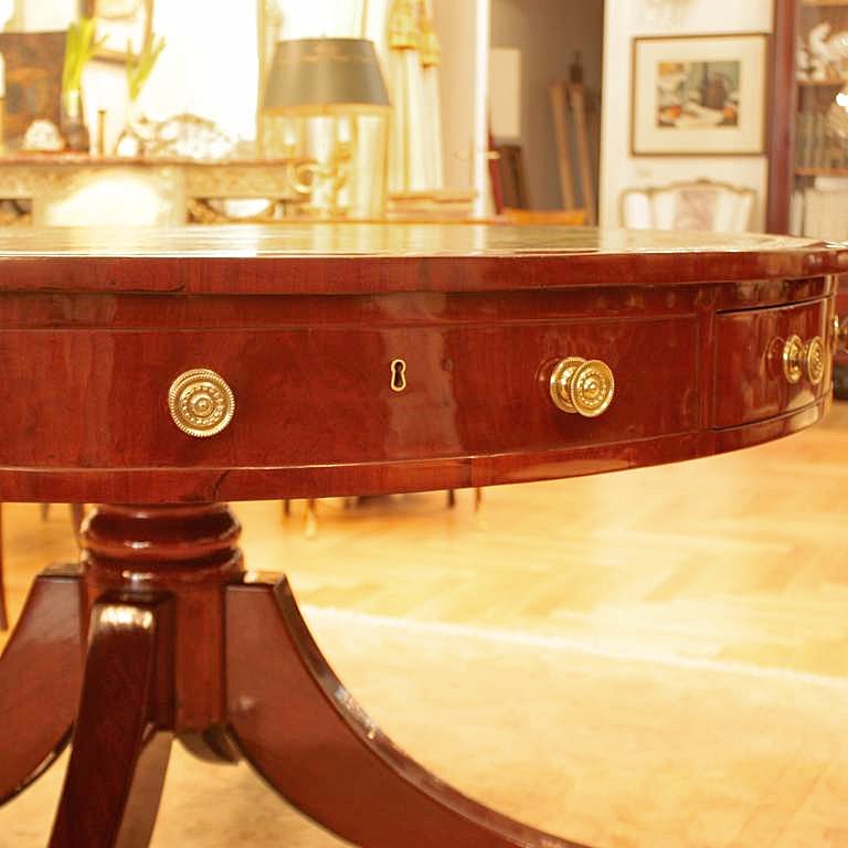 Grand Table Anglais, Ca. 1820/regency " Drum Table" -photo-2