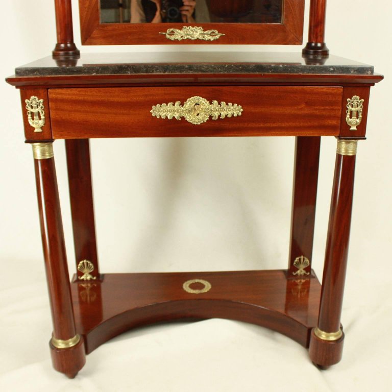 Empire Period Dresser In Mahogany, Early XIXth Century-photo-4