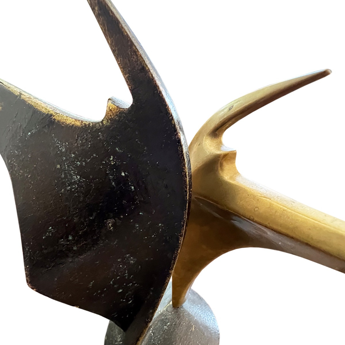 Sculpture en bronze « Deux danseurs », Kostas Dikefalos (né en 1956), signée-photo-3