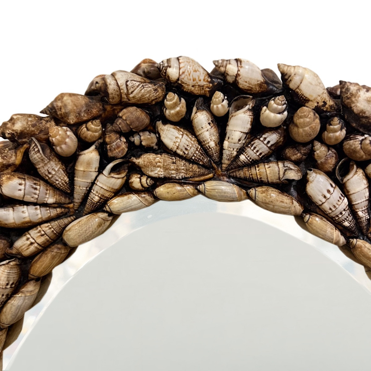 Oval Shell Mirror, Attributed To Anthony Redmile, 1960s-photo-3