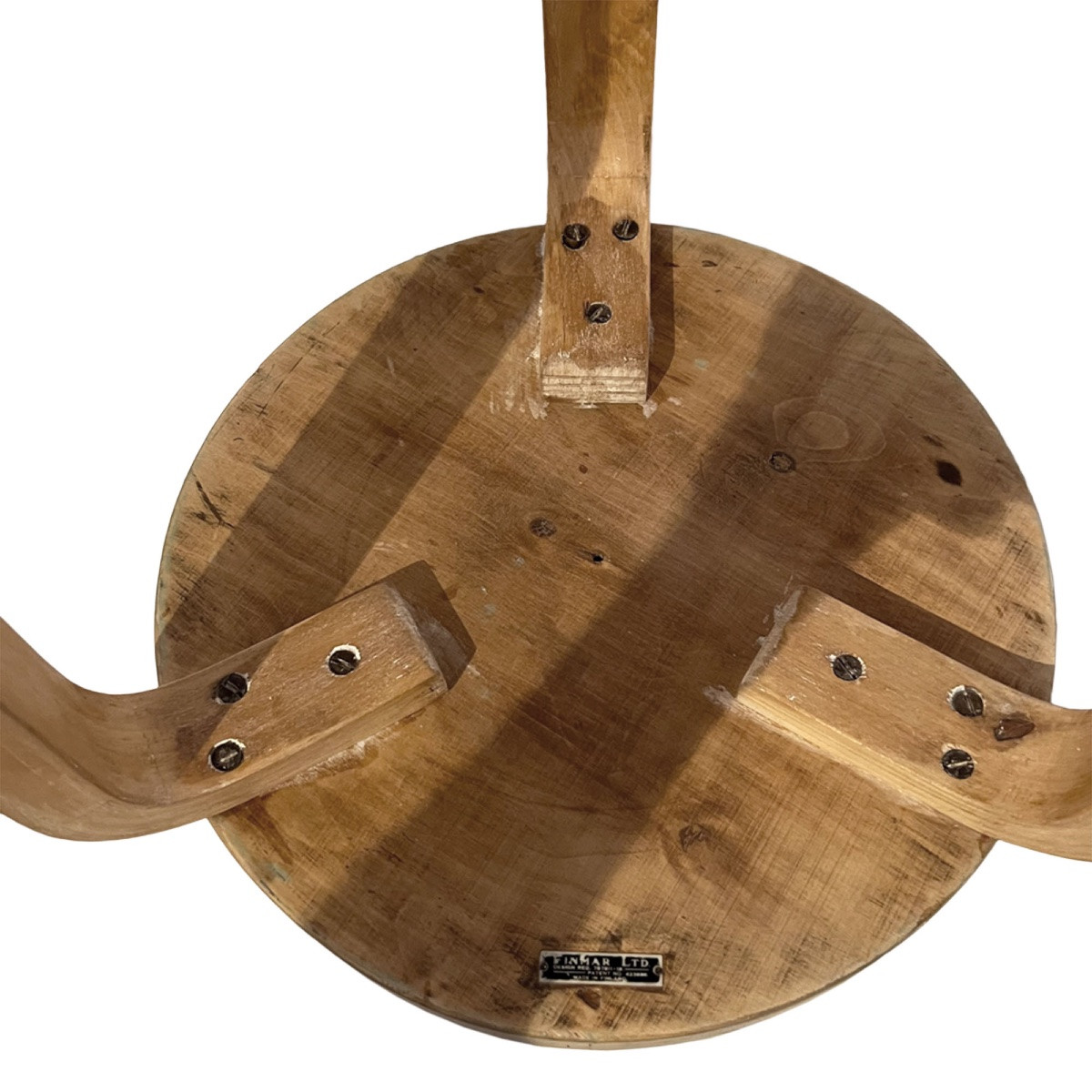 Tabouret Finmar à trois pieds, Finlande 1930-photo-4