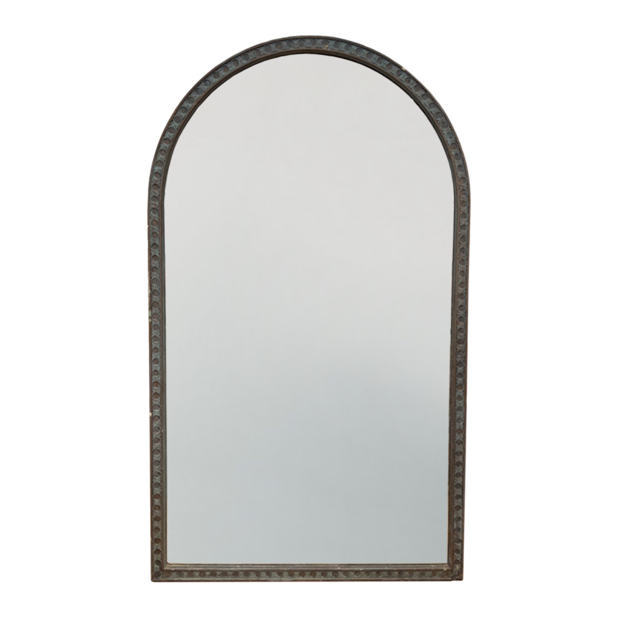 Grand miroir arqué du XIXe siècle-photo-4