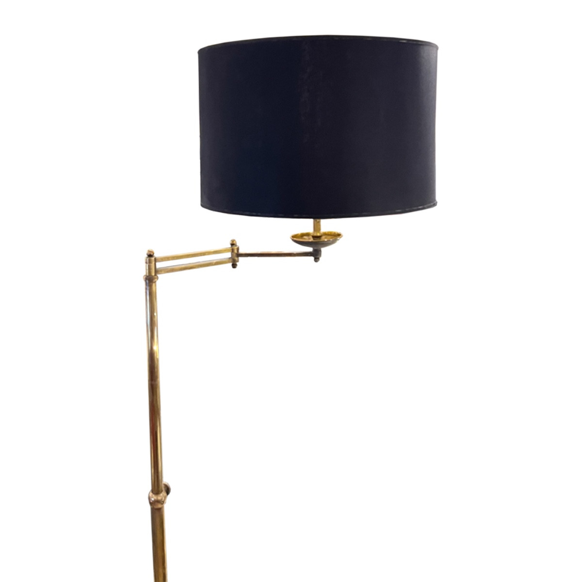 Lampadaire à bras pivotant réglable français des années 1950-photo-2