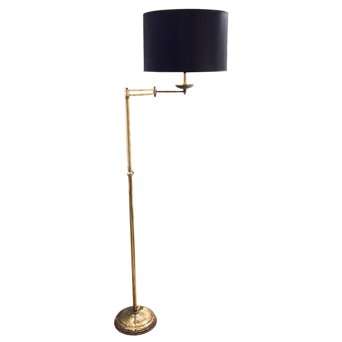 Lampadaire à bras pivotant réglable français des années 1950