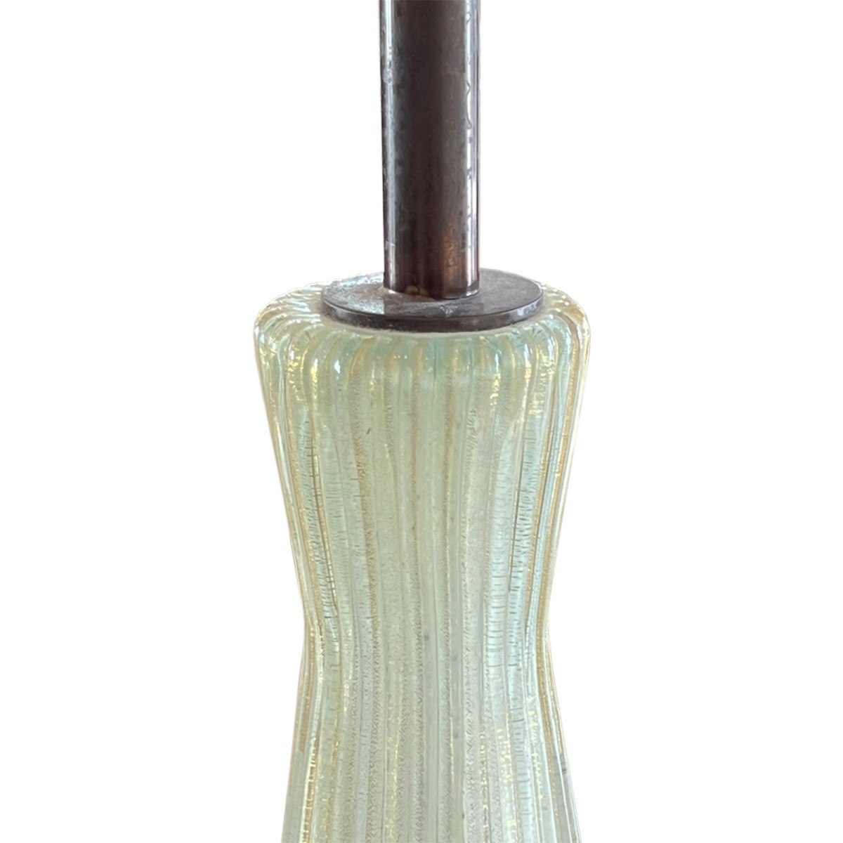 Large Pair Of Mid-century Murano Glass Table Lamps-photo-3